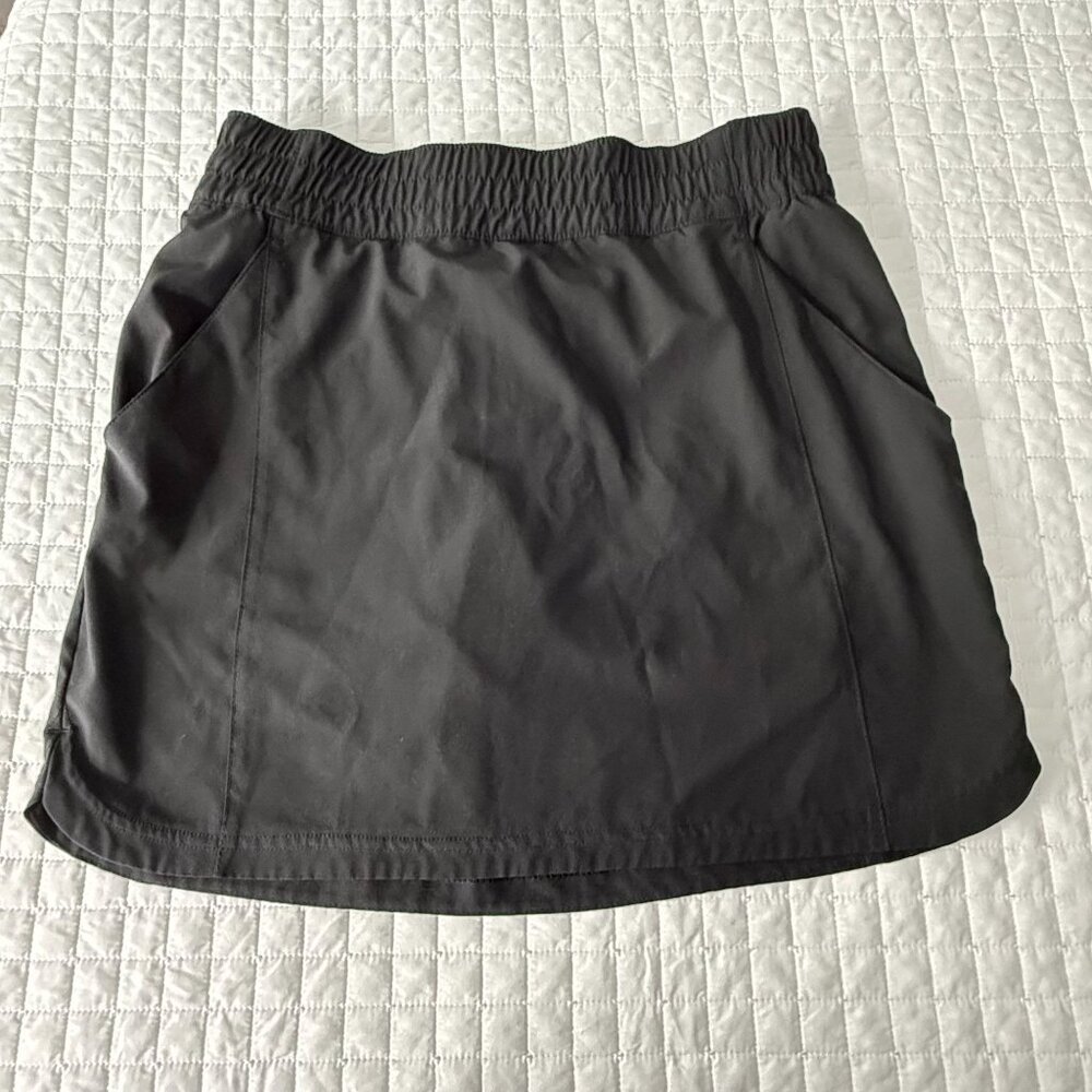 Columbia Womens Black Athletic Skort With Inner Shorts Size M